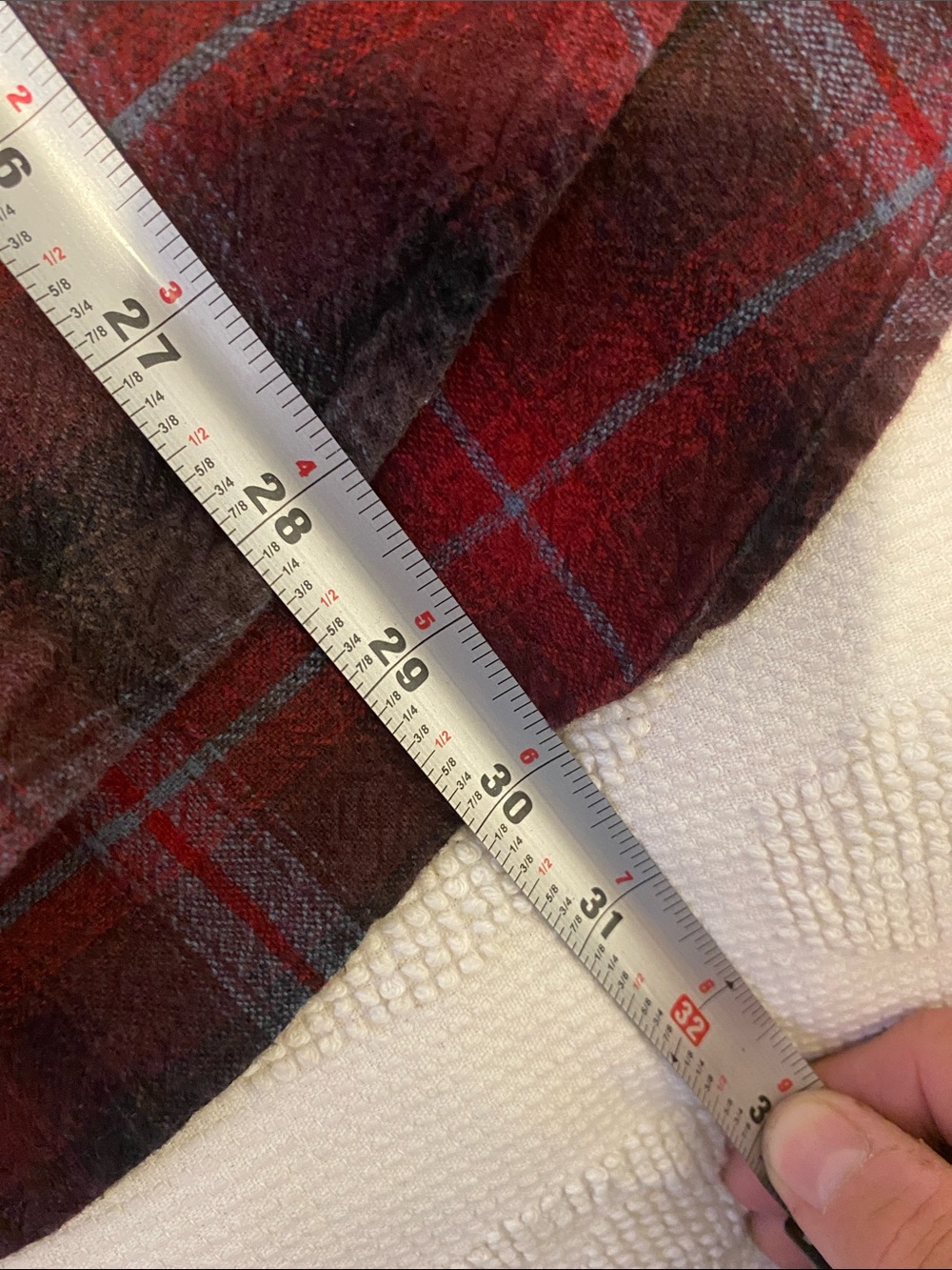 Pendleton Red and Brown Plaid Button-Up Shirt - Picture 8 of 9